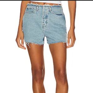 Good American Good '90s Cut Off Shorts Size 14/32